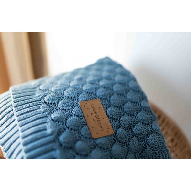 Bamboo blanket Fema - Ocean Blue