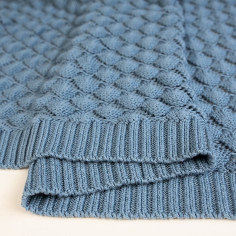 Bamboo blanket Fema - Ocean Blue