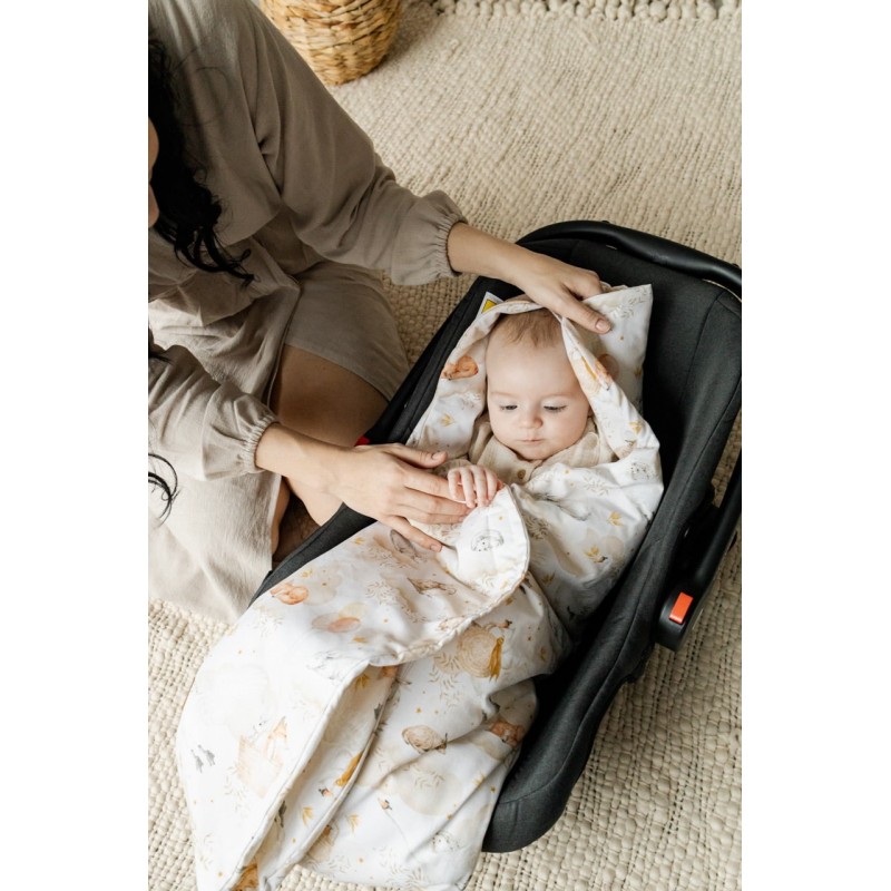 Spring/summer car seat swaddle - Dreamland