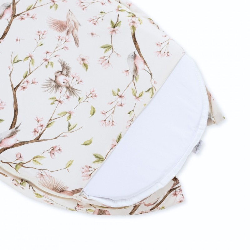 Baby Nest / Kokon 2in1, doppelseitig - Ankunft der Vögel