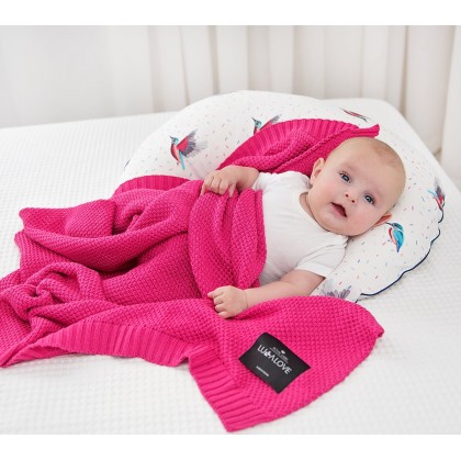 Bamboo blanket for baby - Mint Lullalove