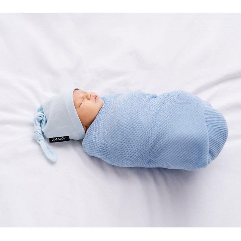 Light bamboo blanket - Blue