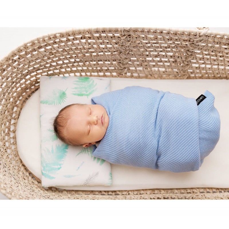 Light bamboo blanket - Blue