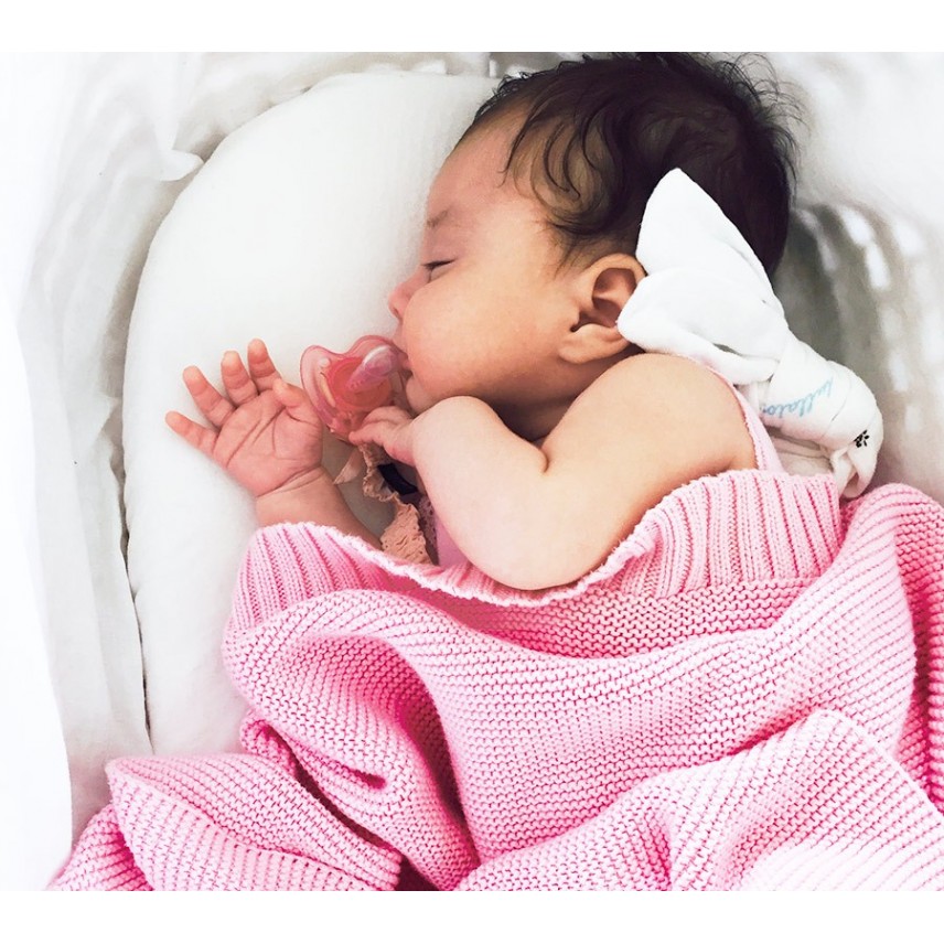 Bamboo blanket for baby - Candy Pink Lullalove Bamboo blanket for baby - Candy Pink Lullalove