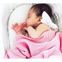 Couverture Bambou pour bebe - Rose Bonbon Lullalove Couverture Bambou pour bebe - Rose Bonbon Lullalove