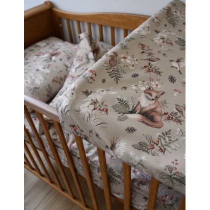 Changing mat cover - Woodland beige