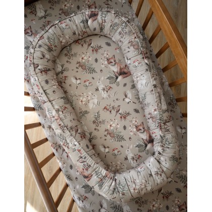 Baby Nest / Kokon - Waldbeige