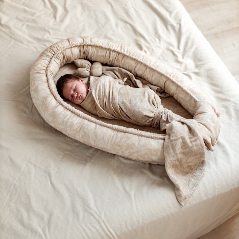Doudou aus Musselin - Hase Beige Mantulien