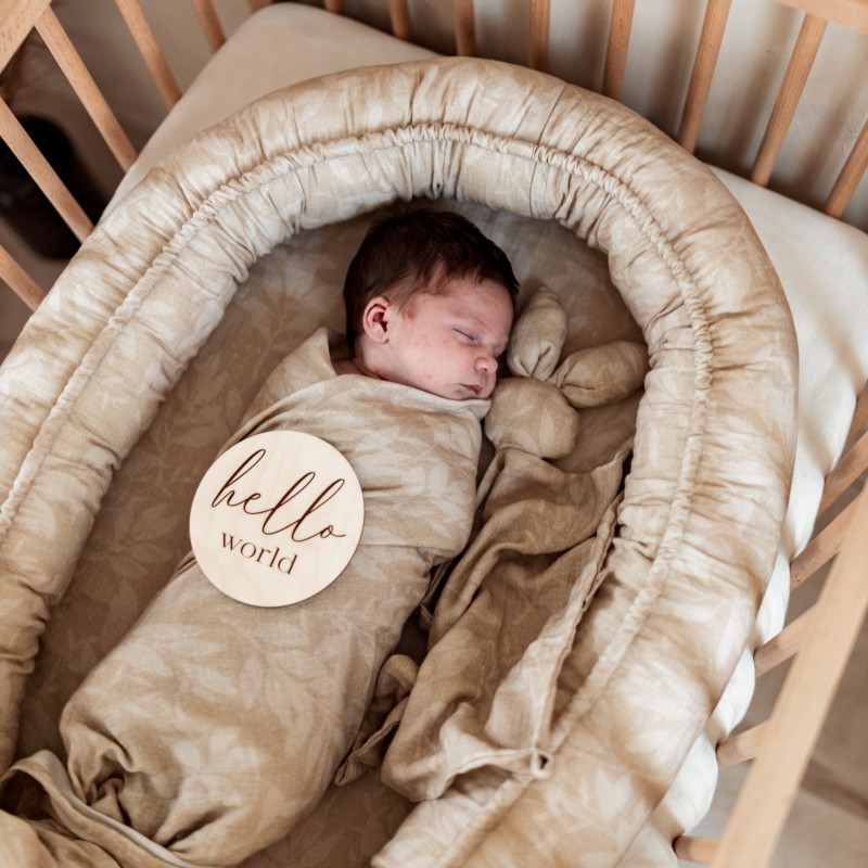 Doudou aus Musselin - Hase Beige Mantulien