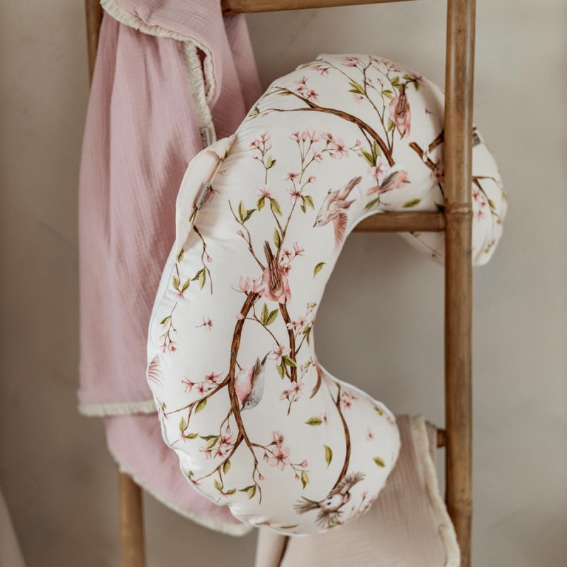 Nursing pillow double-sided - Arrival of the Birds