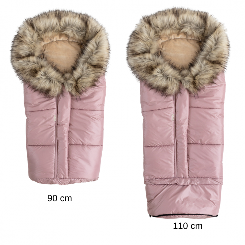 Fußsack für Kinderwagen 3in1 wasserdicht - Pink