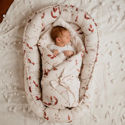 Baby Nest / Kokon 2in1 doppelseitig - Mantulien