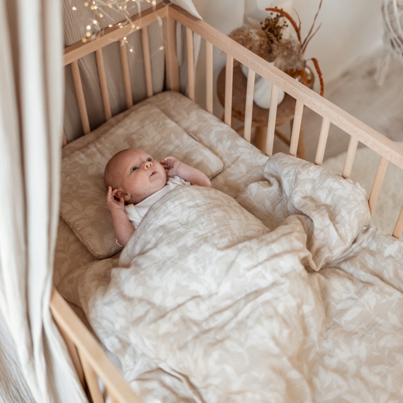 Bettwäsche-Set mit Füllung - Musselin Beige Mantulien