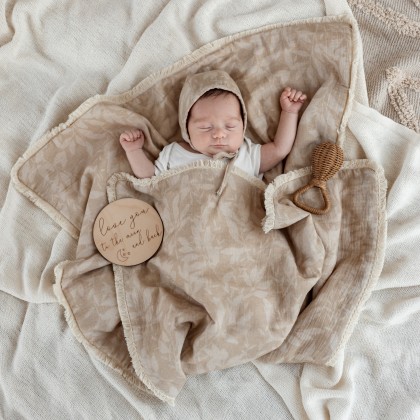 Swaddle - Musselin Beige Mantulien