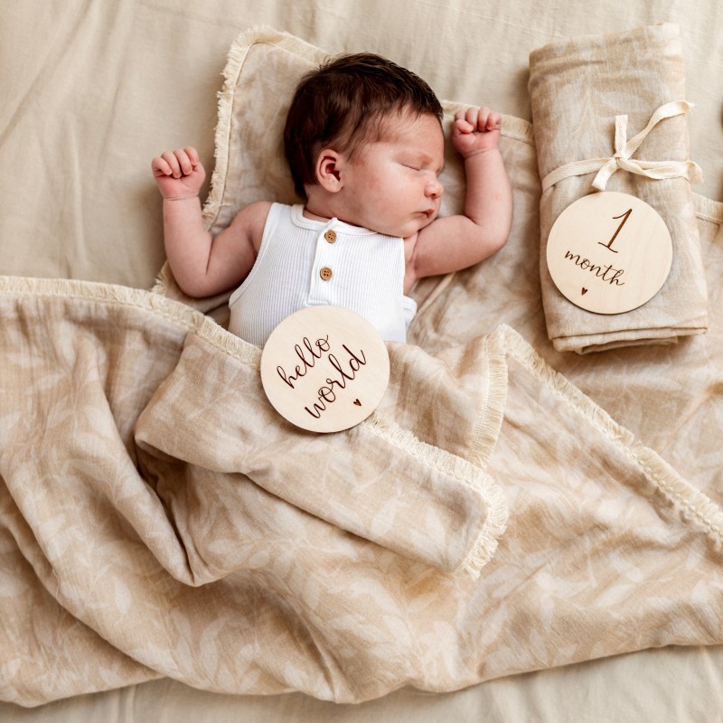 Swaddle - muslin Beige Mantulien