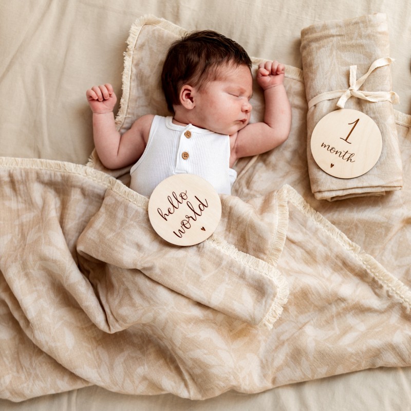 Swaddle - Musselin Beige Mantulien