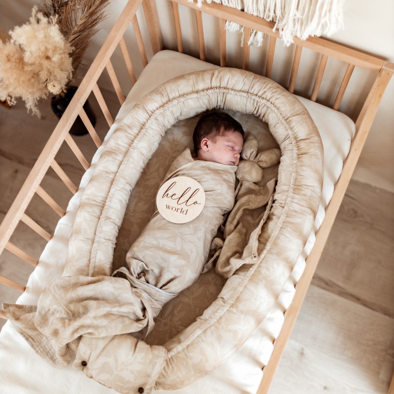 Doudou aus Musselin - Hase Beige Mantulien