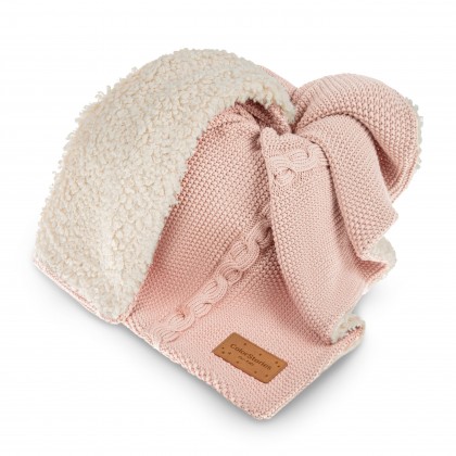 Couverture chaude en peluche - Rose Pastel