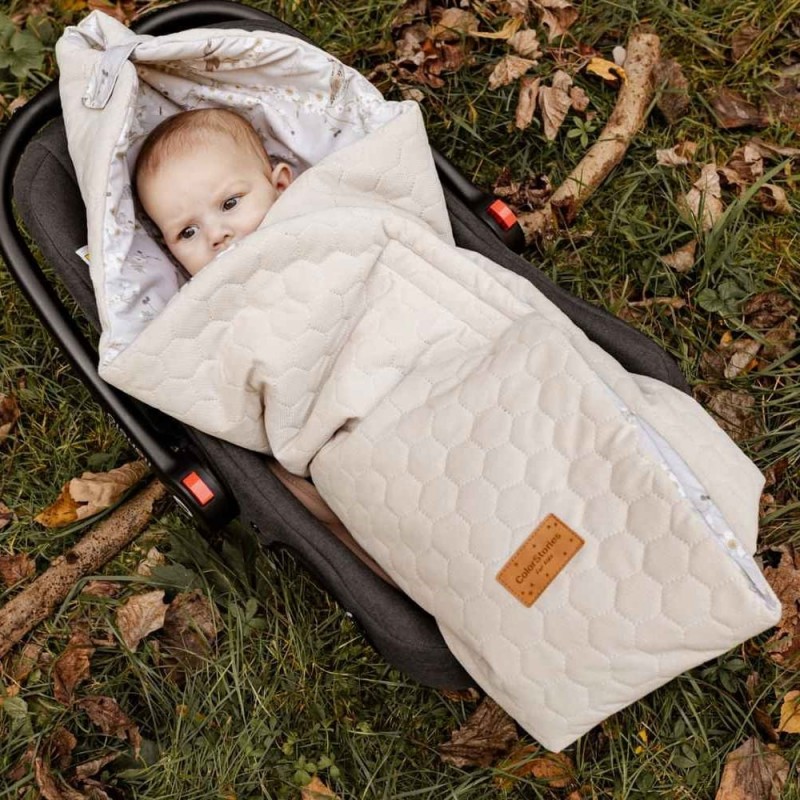Car seat blanket 3in1 - Birdsong