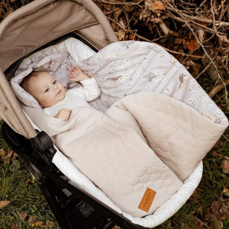 Car seat blanket 3in1 - Birdsong