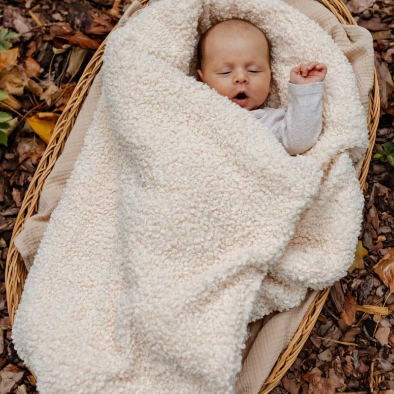 Warm teddy blanket - Cream