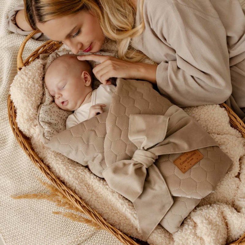 Baby-Einschlagdecke - Herbs
