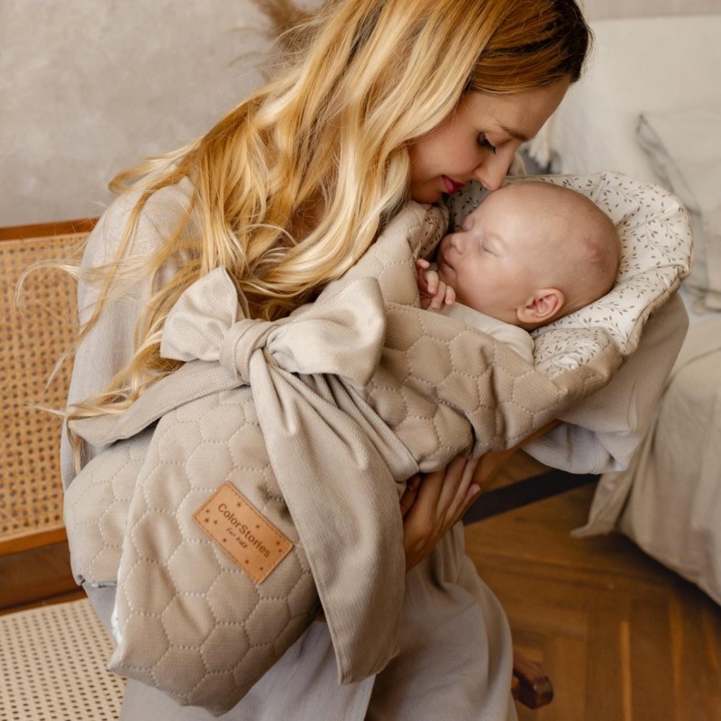Baby-Einschlagdecke - Herbs