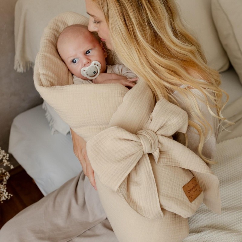 Baby wrap Muslin - Beige