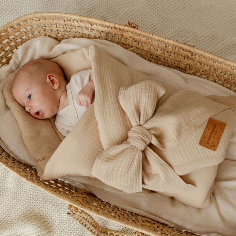 Baby wrap Muslin - Beige