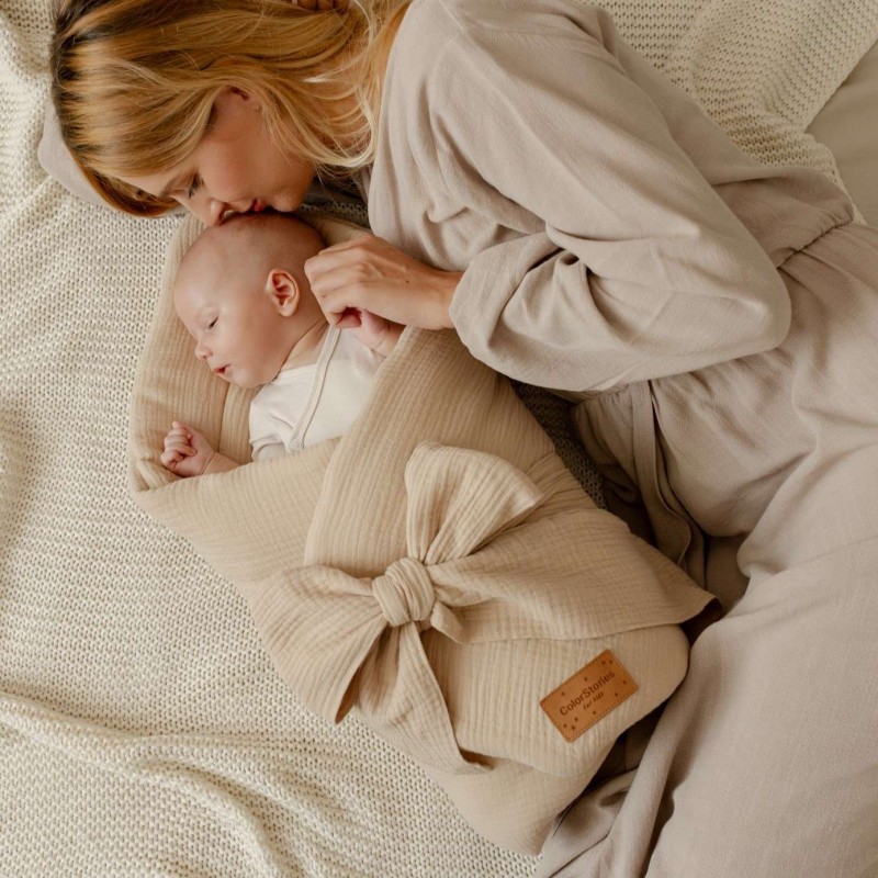 Baby wrap Muslin - Beige