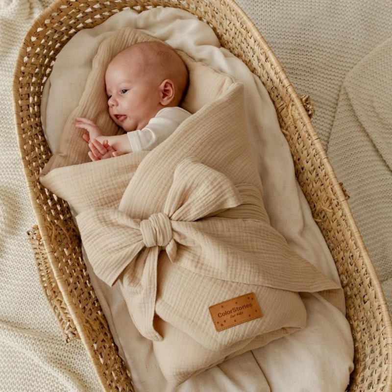 Baby wrap Muslin - Beige