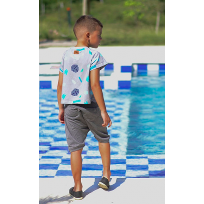 Cotton shorts - Grey