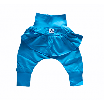 Pantalon Baggy à volants - Turquoise